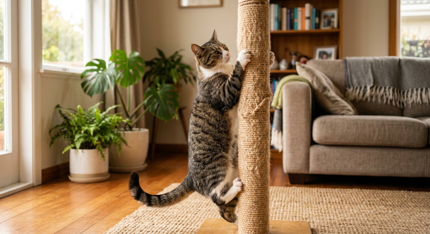 Best Cat Scratching Posts in NZ (2026): Sisal Posts, Towers, and Cardboard Compared